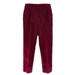 شلوار مخمل زنانه پایین جمع yst 25249