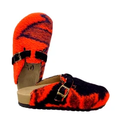 صندل زنانه چوپ پتوم قرمز مشکی سایز 37 abb 25473