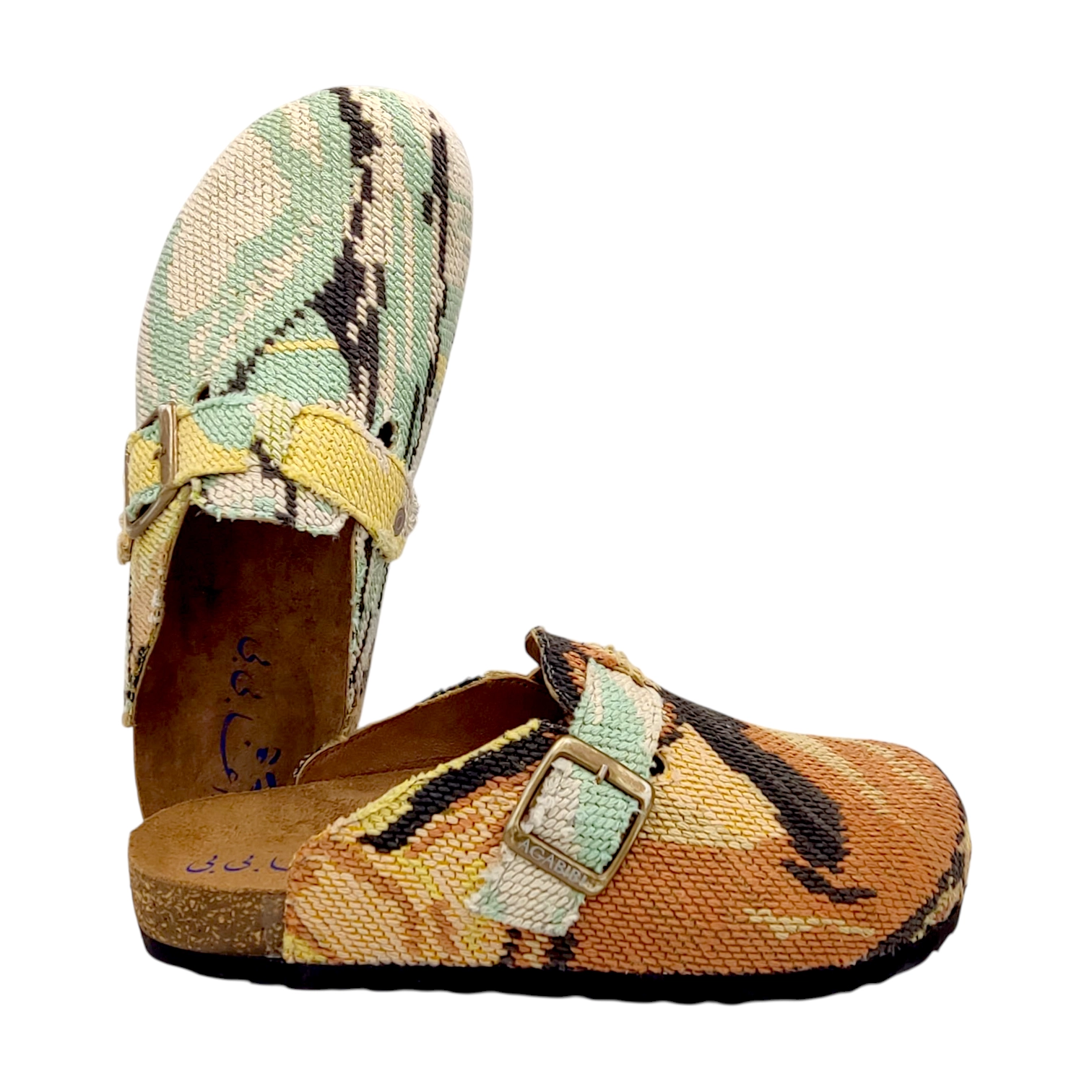 صندل زنانه چوپ پنبه شماره دوزی سایز 40 abb 25474