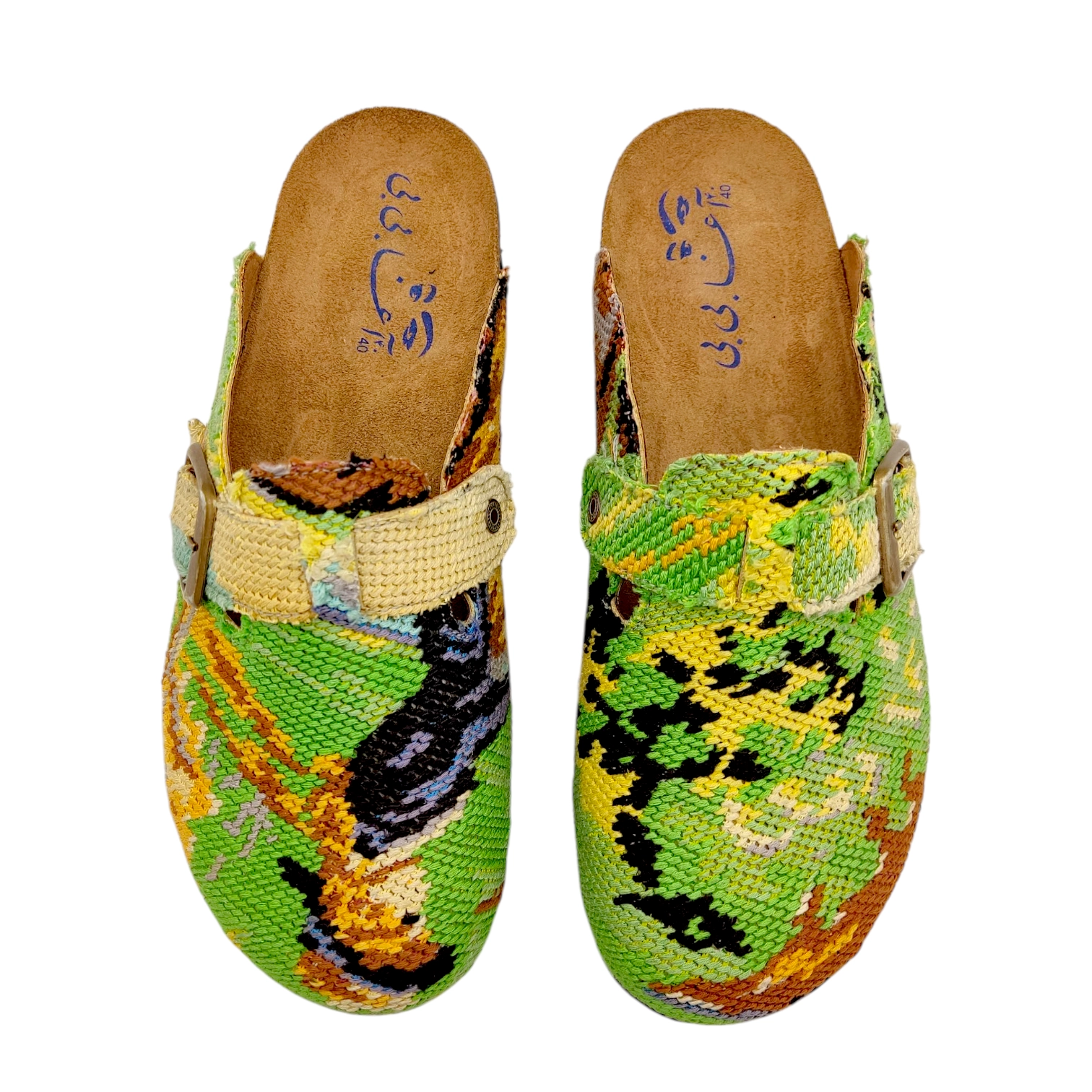 صندل زنانه چوپ پنبه شماره دوزی سایز 40 abb 25477