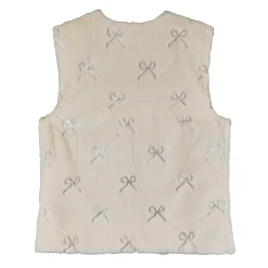 وست تدی زنانه پاپیون شیری abd 24994