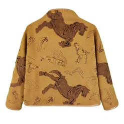 کت فوتر زنانه قهوه ای ngh 25556