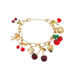 دستبند زنانه قلبی laf 25329