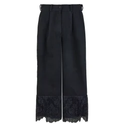 شلوار فوتر زنانه دمپا دانتل zmm 25820