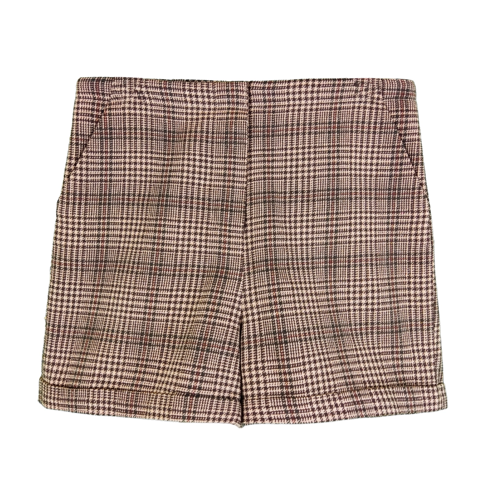 شلوارک زنانه پشمی کرم shp 25812