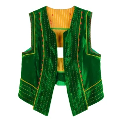 ژیله مخمل زنانه سبز پشت پارچه سازی yst 25687