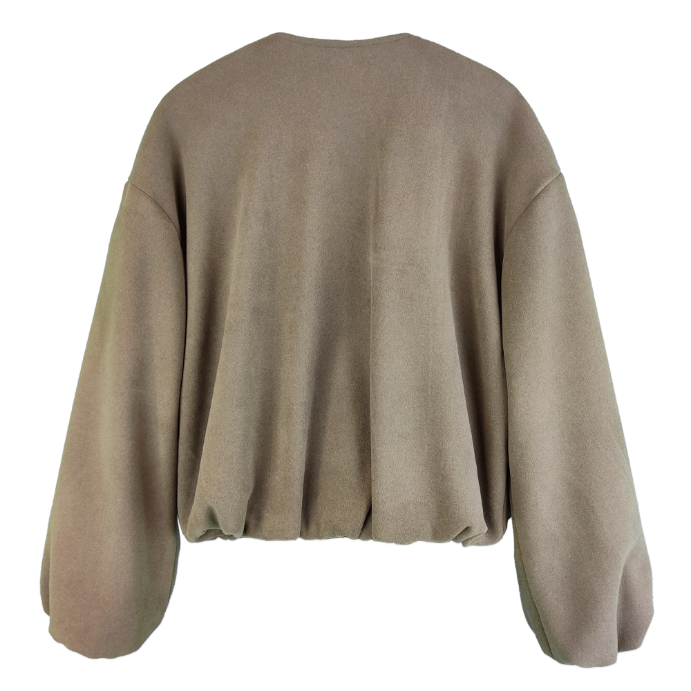 کت فوتر زنانه کوتاه سبز 25119 zee