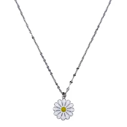 گردنبند نقره زنانه گل 25228 mlz