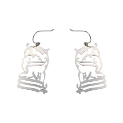 گوشواره نقره زنانه zgn 24355