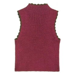 تاپ بافت زنانه گلدار mki 25772