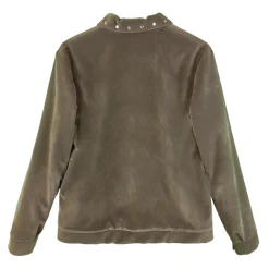 کت جیر زنانه قهوه ای nsm 25444