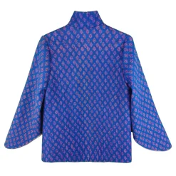 کت زنانه باتیک آبی jas 25917